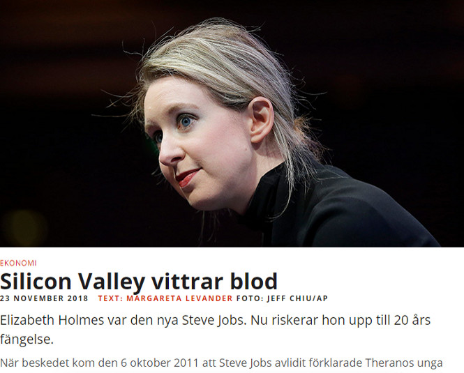 The rise and fall of Elizabeth Holmes